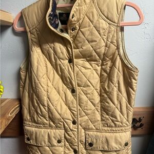 Barbour Women's Tan Quilted Vest